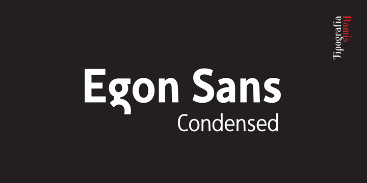 Egon Sans Condensed Font